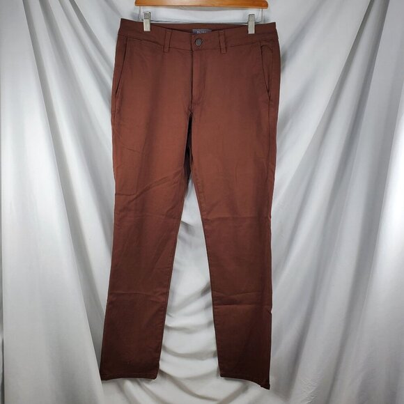 DL1961 Men's Pinecone Ivan Chino Pants Slim Fit Straight Leg Size 33X32 (C-2) - Picture 2 of 11